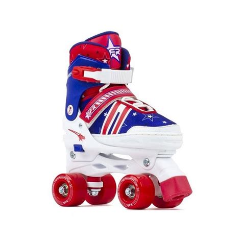 Sfr Spectra Adjustable Quad Skates Bluered