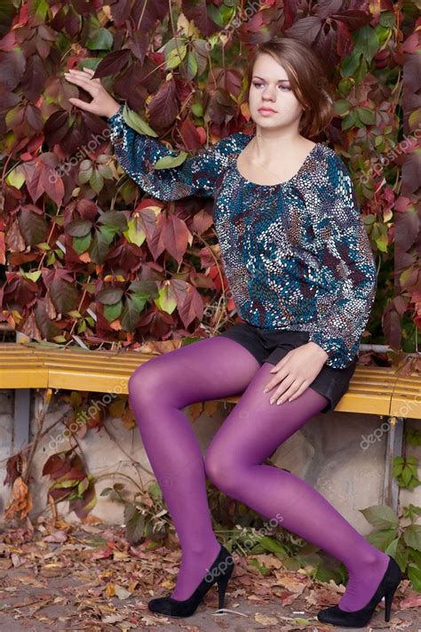 Tights Purple Atelier Yuwa Ciao Jp