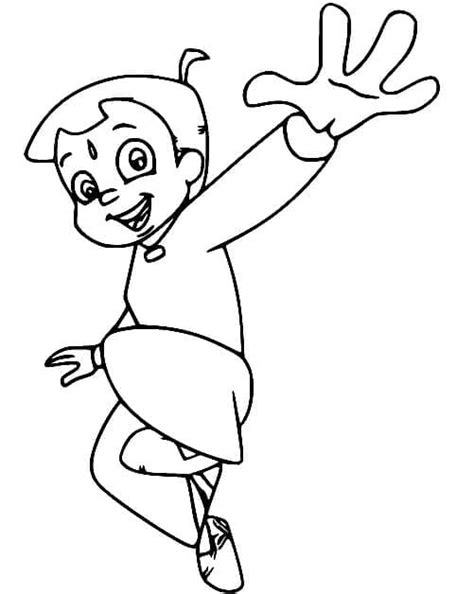 Dibujos De Chhota Bheem Incre Ble Para Colorear Para Colorear Pintar E