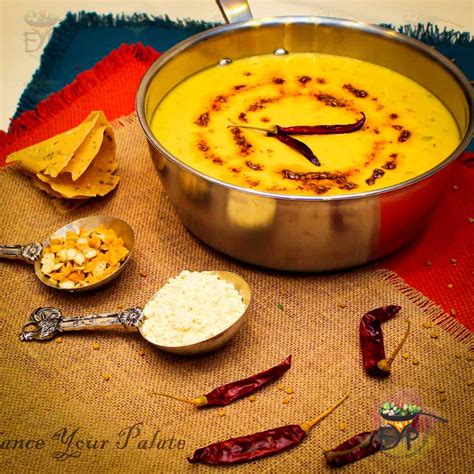 Rajasthani Kadhi Recipe - Indian Yogurt Curry - Enhance Your Palate