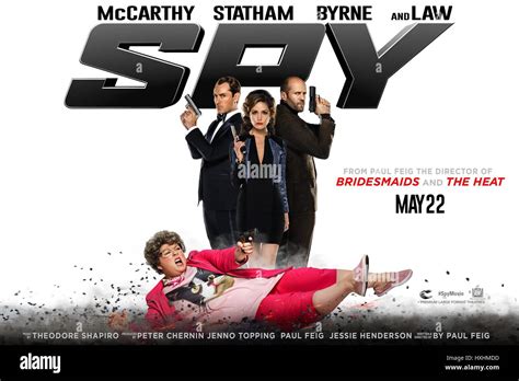 Melissa Mccarthy Jude Law Rose Byrne Jason Statham Poster Spy