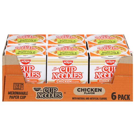 Save On Nissin Cup Noodles Chicken Flavor Ramen Noodle Soup Cup Ct