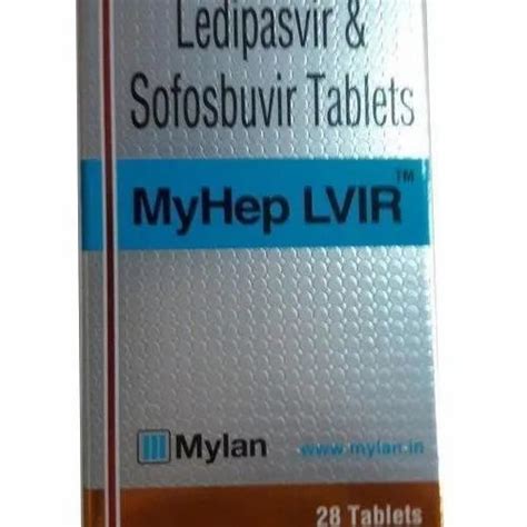 Sofosbuvir Velpatasvir Myhep Lvir Tablets Mylan 28 Treatment Hepatities At Rs 7000bottle