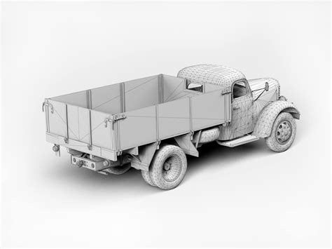 Truck Zis 150 - 3D Model by 3Dgonza