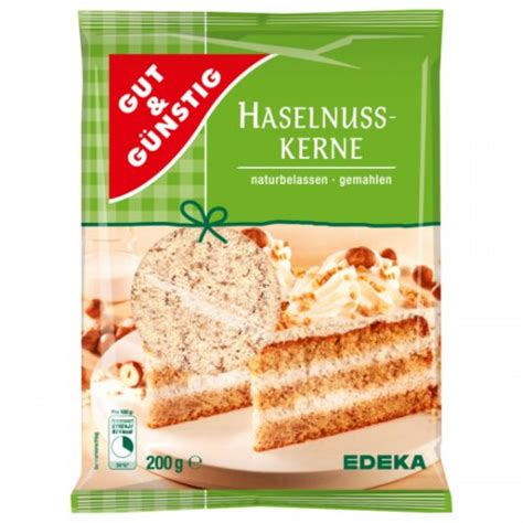 Gut Günstig Haselnusskerne gemahlen 200g Lebensmittel Versand eu