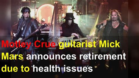 Motley Crue Guitarist Mick Mars Announces Retirement Due To Health