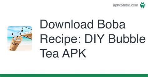 Boba Recipe: DIY Bubble Tea APK (Android Game) - Free Download