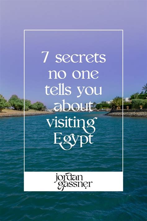 7 Secrets No One Tells You About Egypt Artofit