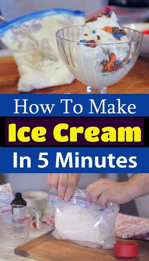 How To Make Ice Cream In Just 5 Minutes ⋆ Bright Stuffs Homemade