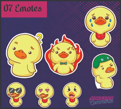 Ducky Emotes For Twitch And Kick Duck Emotes For Twitch And Discord