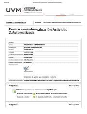 Actividad Automatizada Desarrollo Emprendedor Pdf