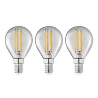 Lampadina LED E14 Colpo Di Vento Trasparente Luce Calda 5W 470LM