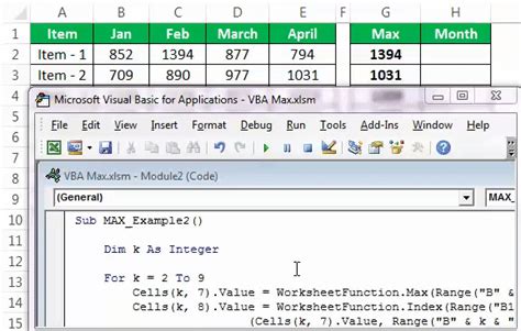 Vba Max Function How To Find Maximum Using Max In Excel Vba