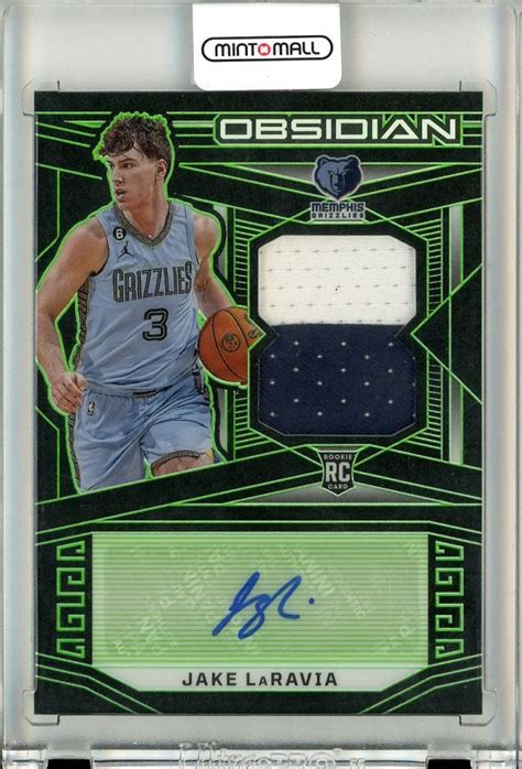 Mint Panini Obsidian Jake Laravia Rookie Jersey