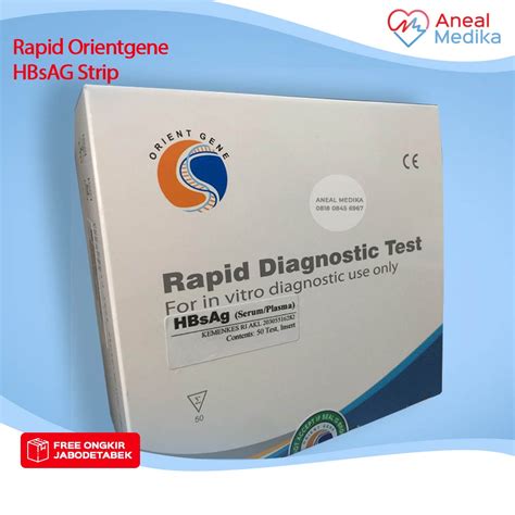 Jual Rapid Test HBsAG Strip Orient Gene Shopee Indonesia