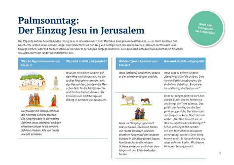 Palmsonntag Jesus Zieht In Jerusalem Ein Erz Hlschienen Figurenset