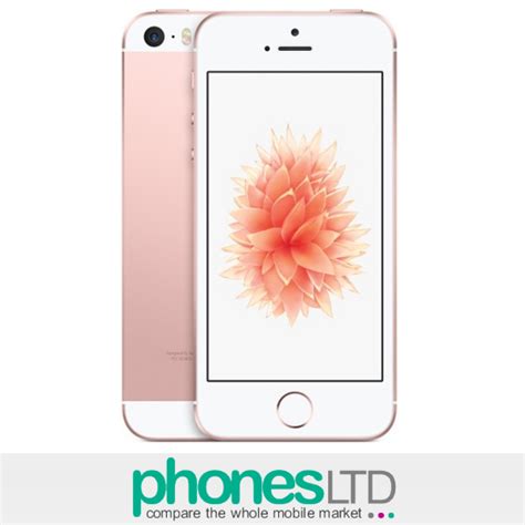 Rose Gold 64GB iPhone SE deals, compare contract tariffs from all UK ...