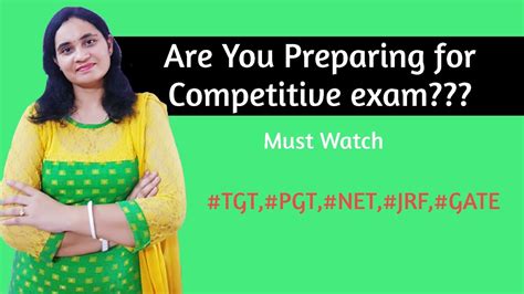 How We Have To Prepare For Competitive Exam Tgt Pgt Ugc Net Gate