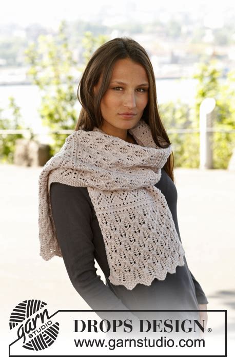 Soft Magnolia Lace Scarf Knitting Pattern Free Knitting Bee