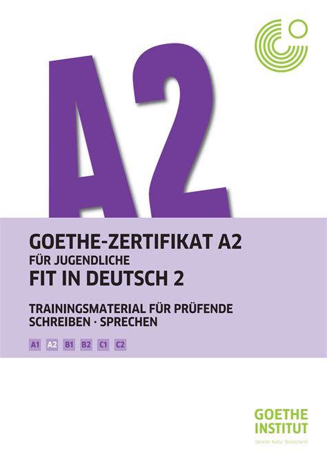 Goethe Zertifikat A2 Fur Jugendliche Fit In Deutsch 2 Fims Library