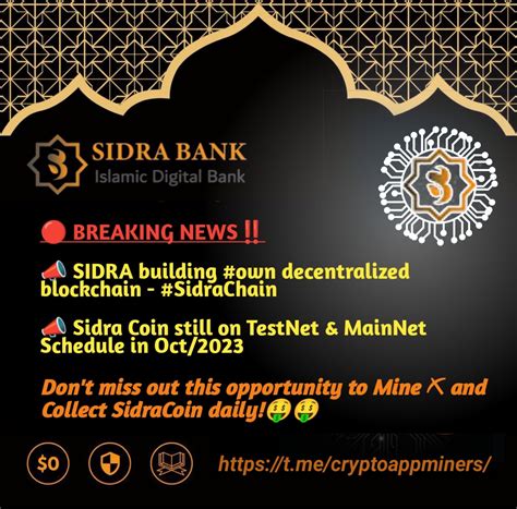 SIDRA COIN On Twitter BREAKING NEWS SIDRA Building Own