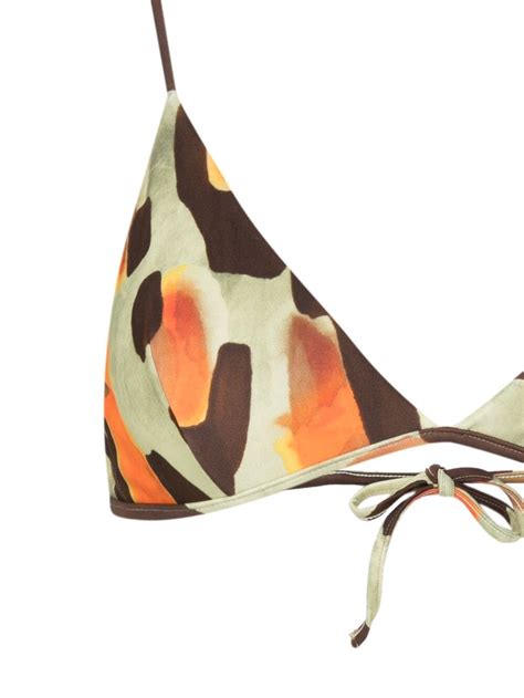 Lenny Niemeyer Caju Triangle Cup Bikini Top Multicolour FARFETCH