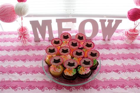 KarenScraps: Cute Kitty Birthday Party