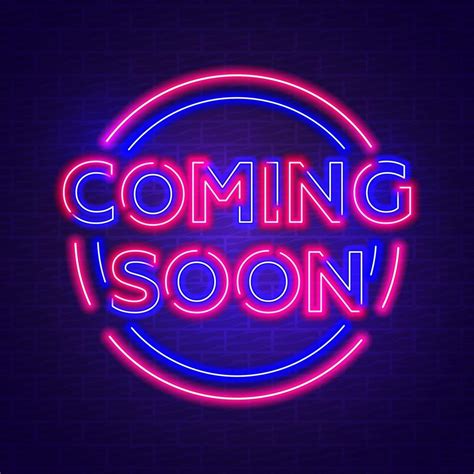 Coming Soon Neon Style Vector Art At Vecteezy