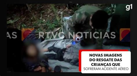 VÍDEO Colômbia divulga novas imagens de crianças sobreviventes de