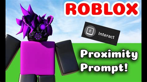 How To Use The New Proximity Prompt Feature In Roblox Studio Youtube