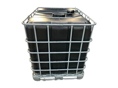 Cuve De Stockage 1000l Ibc Neuve Grillage Opaque Noire Bouchon Diamètre