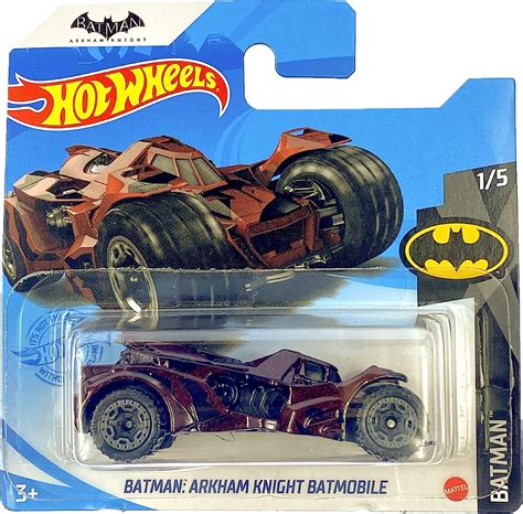 Hot Wheels Batman Arkham Knight Batmobile Dark Red 1 5 Batman 2021