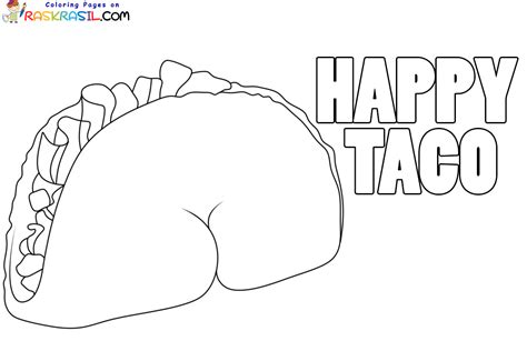 Taco Coloring Pages