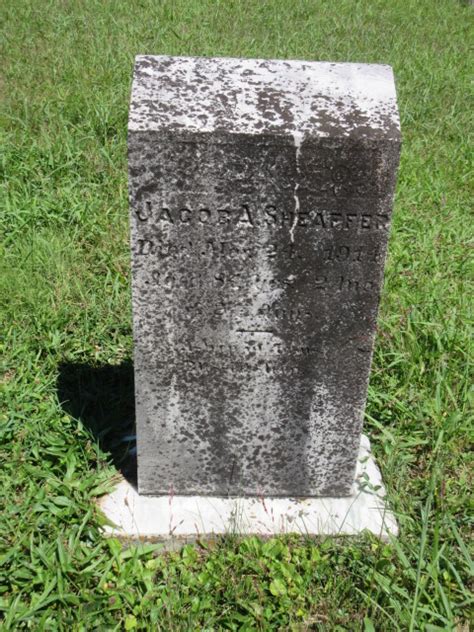 Jacob A Sheaffer Find A Grave Memorial