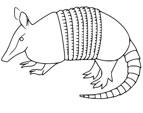 Dibujo De Armadillo Gigante Para Colorear Dibujos Para Colorear