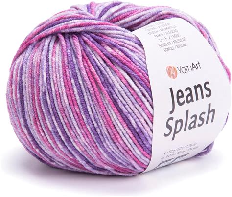 Amazon Yarnart Jeans Splash Variegated Sport Yarn Cotton