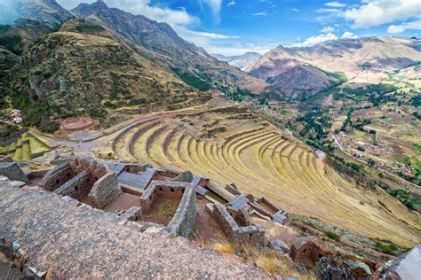 Beautiful Ancient City Of Pisac In The Sacred Valley Peru Incredible