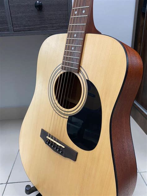 Cort Ad810 Acoustic Guitar With Bag Hobbies And Toys Music And Media Musical Instruments On Carousell