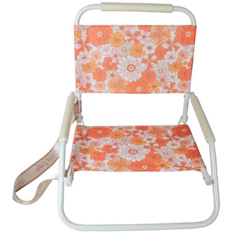 Hippie Daisies Foldable Beach Chair Temple Webster