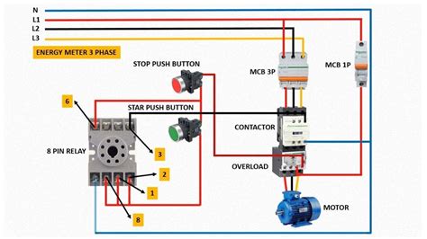 8 Pin Relay Base Wiring Diagram Starter Relay Connection Diagram 8