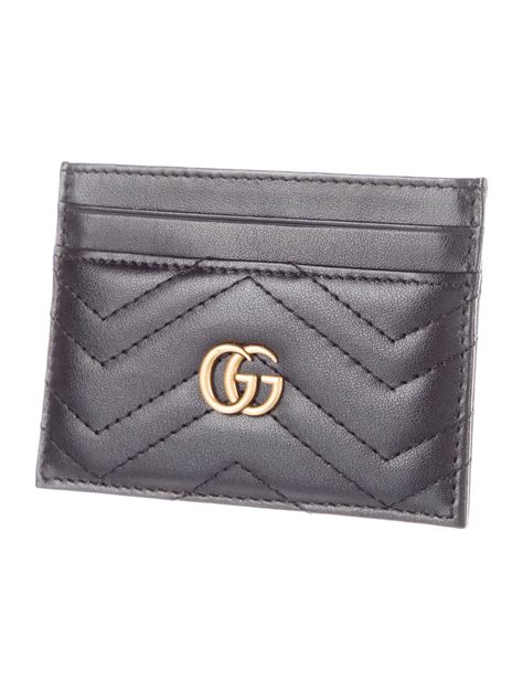 Gucci Interlocking G Logo Leather Card Holder Interlocking G Logo Card