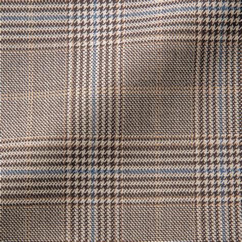 Tan Glen Plaid Wlight Blue Deco Jhilburn