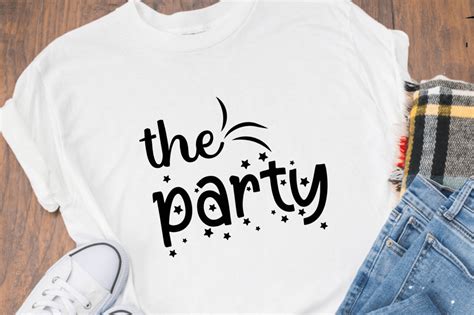 The Party Svg T Shirt Design Graphic By Ujjal Mia · Creative Fabrica