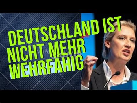 Deutschland Ist Nicht Mehr Wehrf Hig Youtube