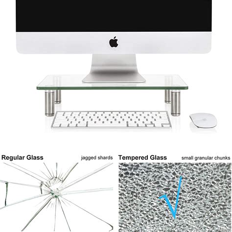 Buy Fitueyes Standing Desk Converter With Adjustable Glass Monitor