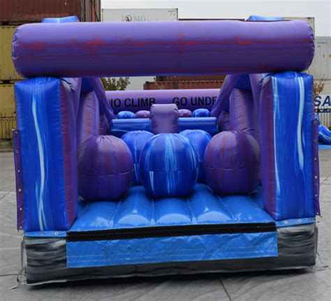 Hop Skip And Jump Obstacle Course Rental Shelf Service Bouncers