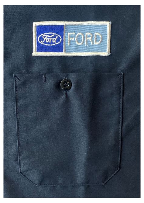 Ford Mechanic Shirt Navy Blue Vintage 90s Red Kap Ford Work Etsy