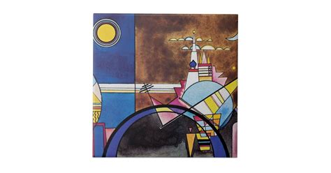 Wassily Kandinsky Great Gate Of Kiev Abstract Tile Zazzle