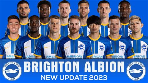 BRIGHTON HOVE ALBION OFFICIAL SQUAD AND SHIRT NUMBER 2022 2023 UNDER