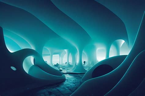 Biomorphic Bioluminescent Architecture On Behance